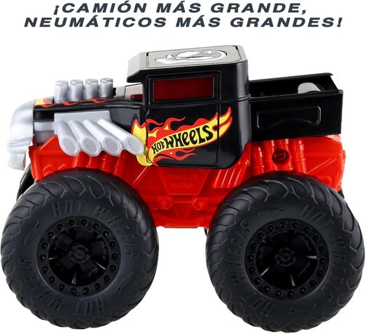 Hot Wheels Monster Trucks Roarin’ Wreckers Bone Shaker 1:43