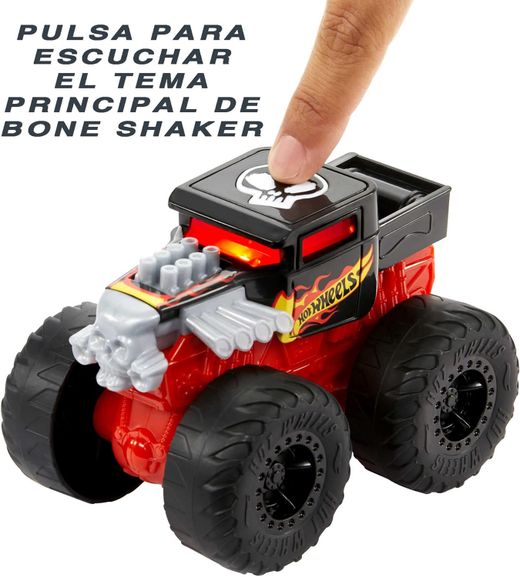 Hot Wheels Monster Trucks Roarin’ Wreckers Bone Shaker 1:43
