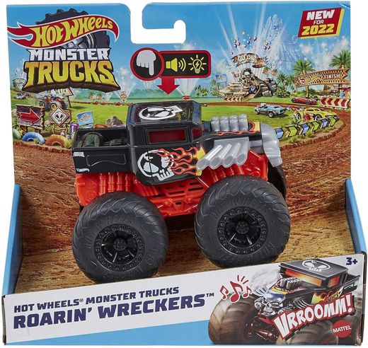 Hot Wheels Monster Trucks Roarin’ Wreckers Bone Shaker 1:43