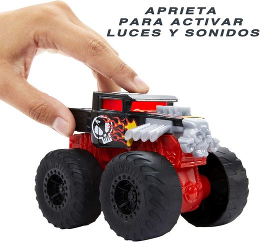 Hot Wheels Monster Trucks Roarin’ Wreckers Bone Shaker 1:43