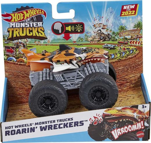 Hot Wheels Monster Trucks Roarin’ Wreckers Tiger Shark 1:43