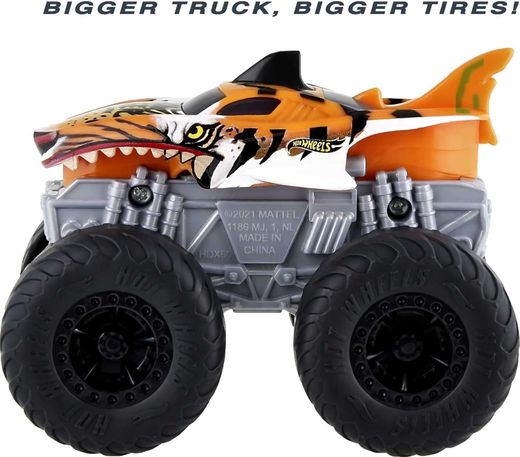 Hot Wheels Monster Trucks Roarin’ Wreckers Tiger Shark 1:43