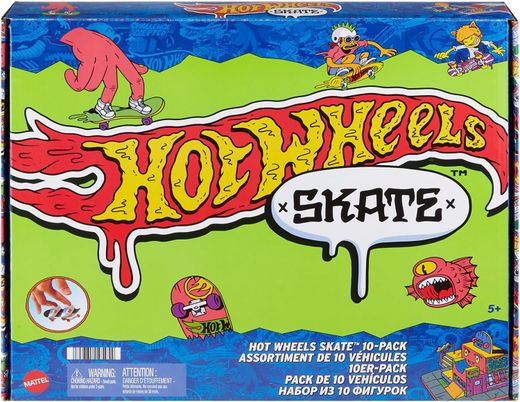 Hot Wheels Skate Pack 10 Skateboards