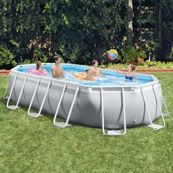 Intex 26796 Piscina Ovalada Prism Frame 503 cm x 274 cm 122 cm