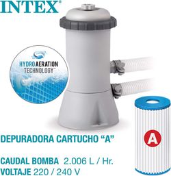 Intex 28274NP Rechteckiger kleiner Rahmenpool zum Aufstellen (450 x 220 x 84 cm) mit Filterpumpe