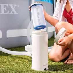 Intex 28274NP Piscine Metal Frame 4,50 x 2,20 x 0,84 m Avec épurateur