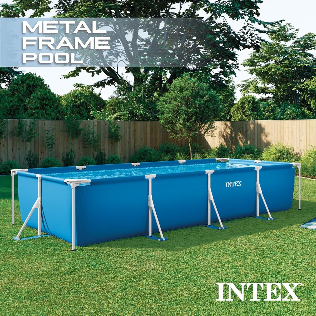 Intex 28274NP Rectangular Frame Pool set 177 1/4