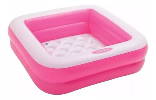 Intex 57100 Aufblasbares Kinderbecken 86 x 86 x 25 cm Rosa