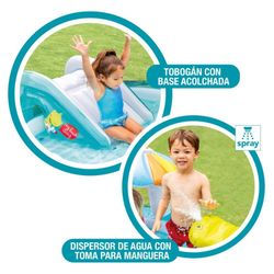 INTEX 57165 Aufblasbarer Kinderpool mit Rutsche