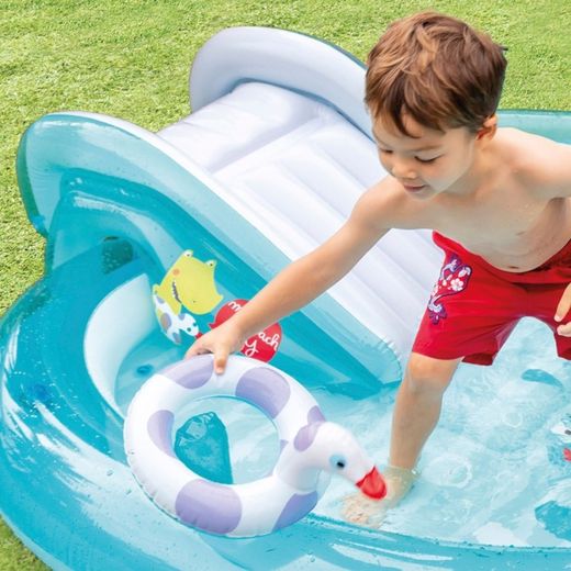 INTEX 57165 Aufblasbarer Kinderpool mit Rutsche