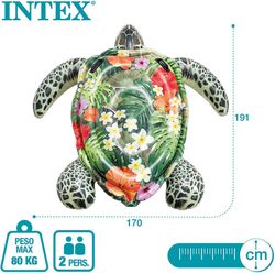 Intex 57555 Realistische aufblasbare Schildkrötenfigur