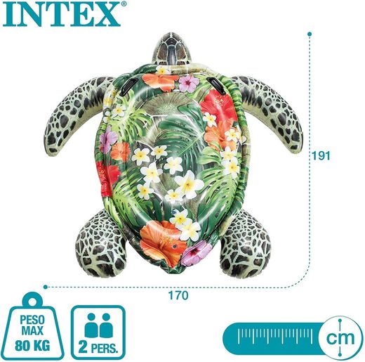 Intex 57555 Realistische aufblasbare Schildkrötenfigur