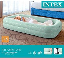 Intex Matelas gonflable pour enfants avec gonfleur