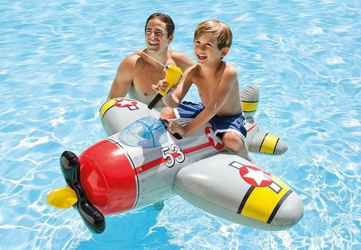 Intex avion Gonflable à Chevaucher avec pistolet