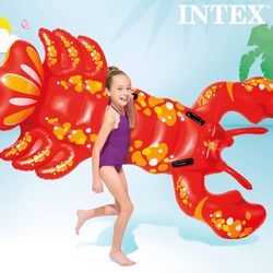 Intex 57528 Aufblasbarer Hummer-Schwimmring