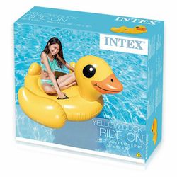 Intex 57556 Bouée Canard Jaune A Chevaucher