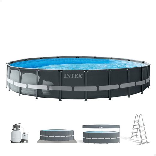Intex Piscina Desmontable Redonda Ultra XTR Frame 610 x 122 cm con depuradora