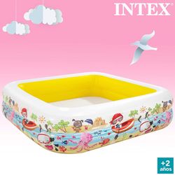 Intex 57470 Piscine gonflable pour enfants avec Pare-soleil 157 x 157 x 122