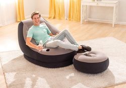 Intex Sillón más reposapiés Hinchables