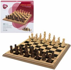 Juego de Ajedrez de madera 30 cm x 30 cm