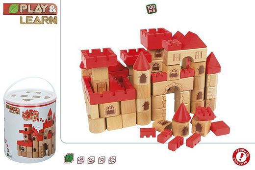 Juego de construcción Madera Castillo Medieval
