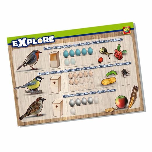 Artisanat font le nid de l'oiseau de jeu