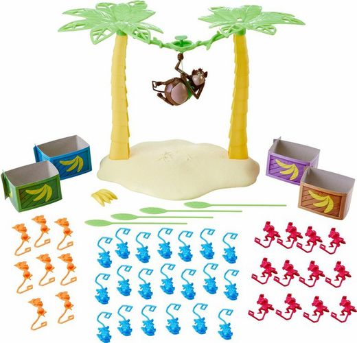 Das Spiel „Verrückte Affen stehlen Bananen“ von Mattel