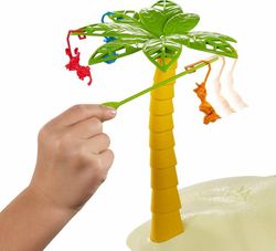 Das Spiel „Verrückte Affen stehlen Bananen“ von Mattel