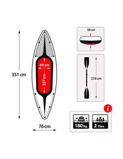 Intex Kayak Hinchable Challenger K2