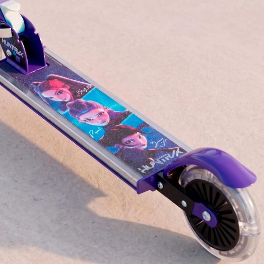 K-Pop Demon Hunters Folding Scooter with Light-Up Wheels
