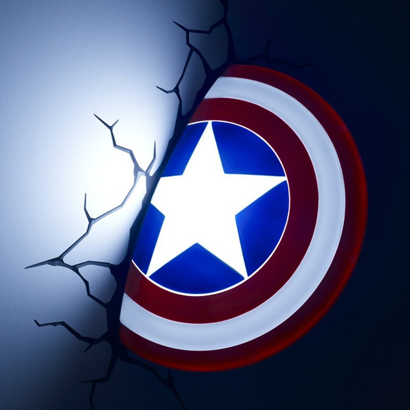 Marvel Avengers Lampe 3D Captain America — Joguines i bicis Gaspar