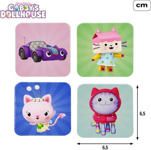 Lisciani Gabby's Dollhouse Memory-Spiel, 24 Karten
