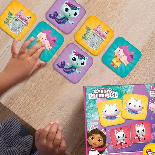 Lisciani Gabby's Dollhouse Memory-Spiel, 24 Karten