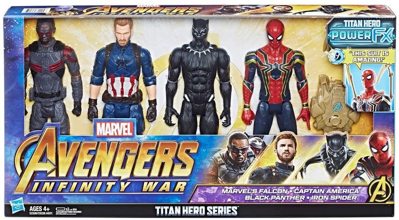 único persuadir Respectivamente Marvel Avengers Titan Hero Figuras pack 4 — Joguines i bicis Gaspar