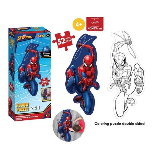 Marvel Spiderman XL Malpuzzle, 52 Teile, 40 x 83 cm