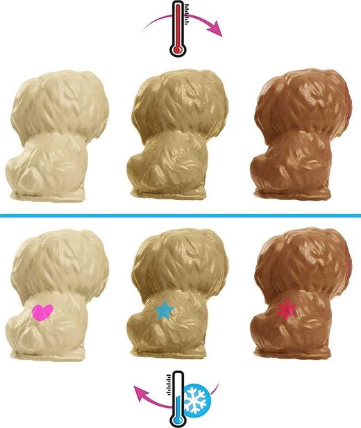 Mattel Barbie morena Perritos recién nacidos