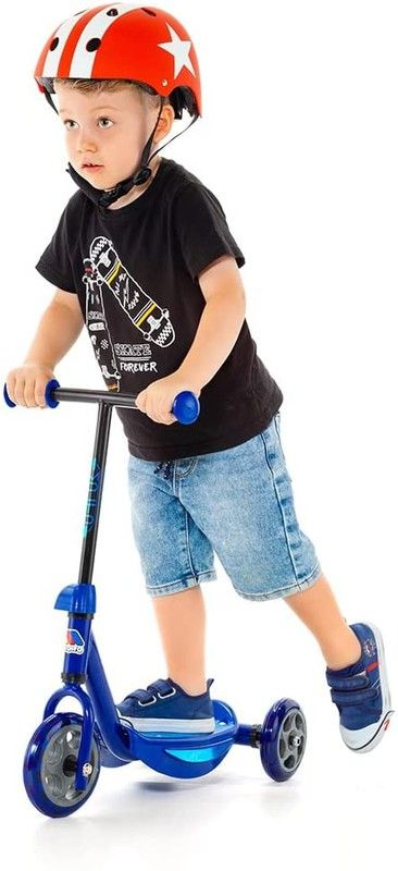 Molto dreirädriger blauer Roller