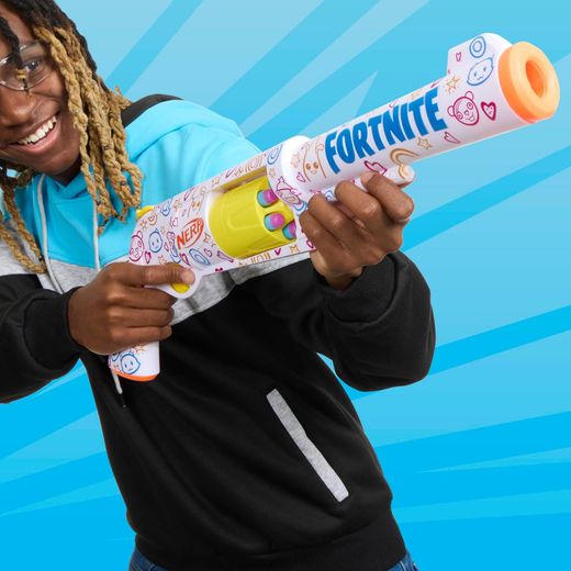 Hasbro Nerf Fortnite Frenz 4 Ever Blaster