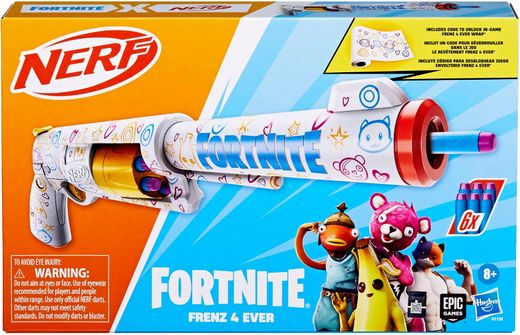 Hasbro Nerf Fortnite Frenz 4 Ever Blaster
