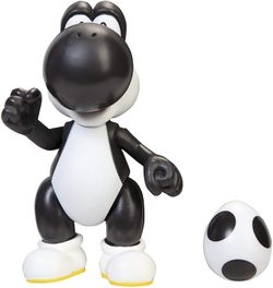 Nintendo Figura Yoshi Negro Con Huevo 10 cm