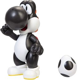 Nintendo Figura Yoshi Negro Con Huevo 10 cm