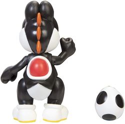 Nintendo Figura Yoshi Negro Con Huevo 10 cm