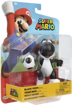Nintendo Figura Yoshi Negro Con Huevo 10 cm