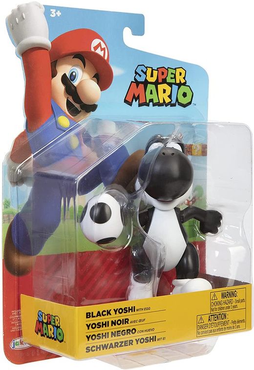 Nintendo Figura Yoshi Negro Con Huevo 10 cm