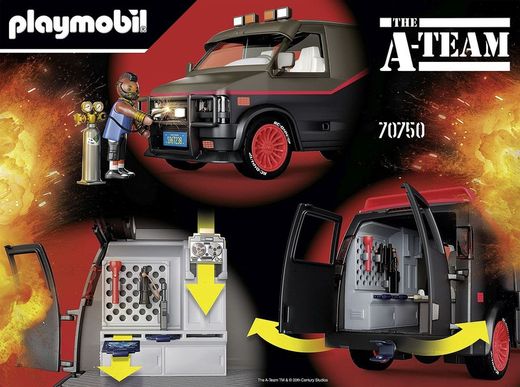 Playmobil 70750 La Furgoneta del Equipo A
