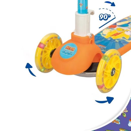 Neon Blast de Super Things Patinete 3 Ruedas