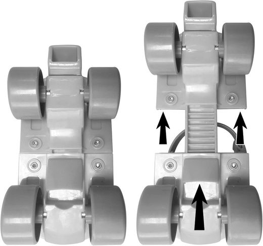 Paw Patrol Rollschuhe mit Schutzausrüstung 23-27
