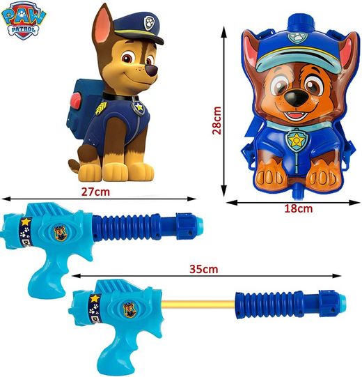 Spin Master Paw Patrol Chase Wasserpistole mit Rucksack