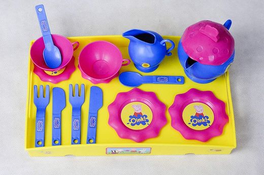 Peppa Pig Ensemble à thé et chariot de service jouet