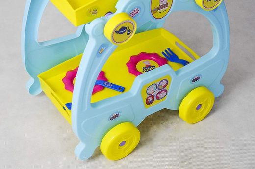 Peppa Pig Ensemble à thé et chariot de service jouet